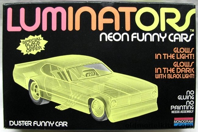 Monogram Dodge Duster Funny Car Luminators, 1613 plastic model kit